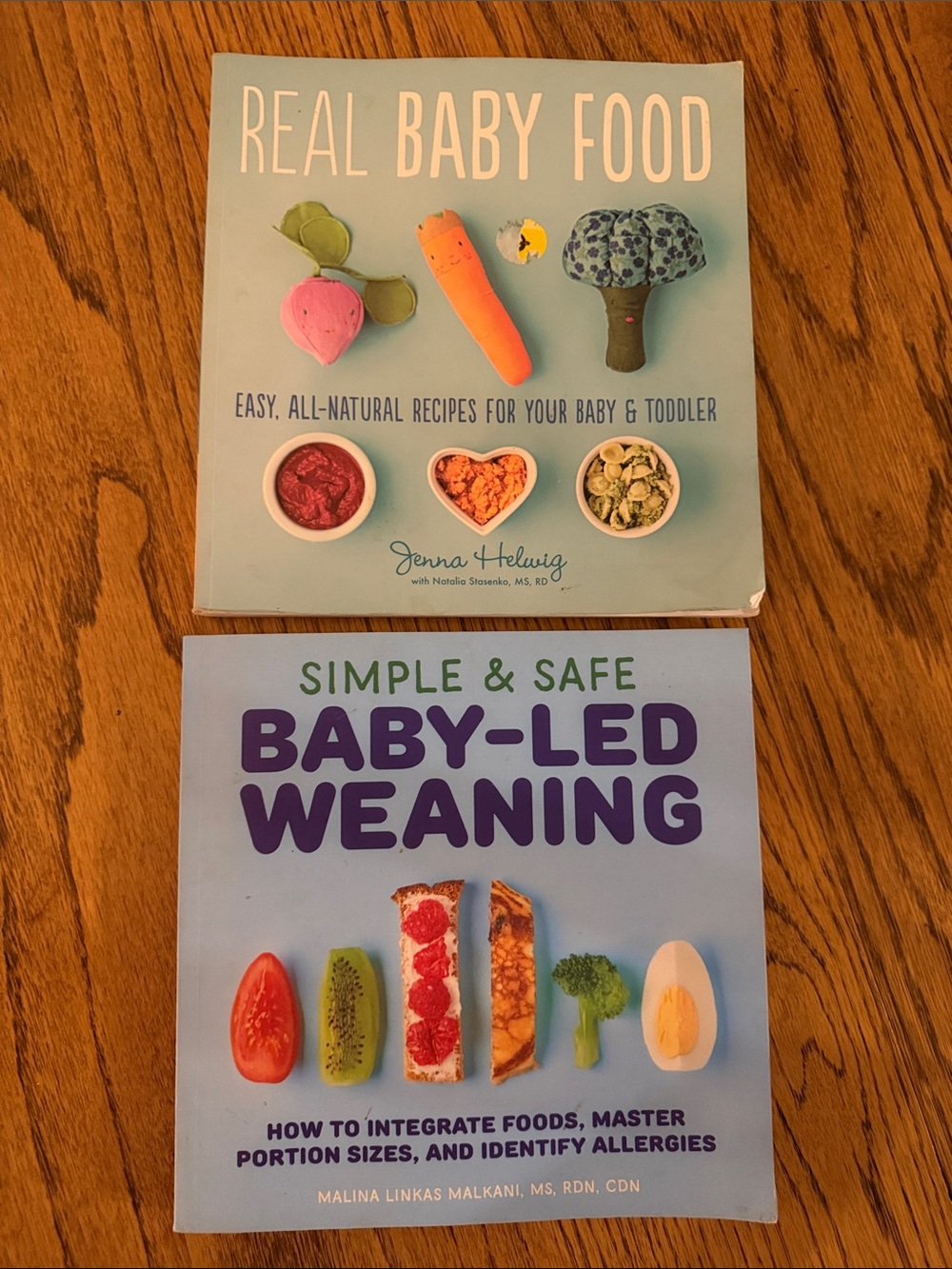 Real Baby Food & Baby-Led Weaning Book Set - Blue Covers